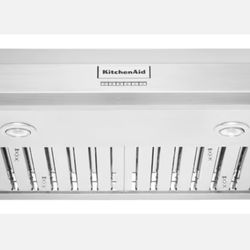 KitchenAid 36 in. 585 CFM Motor Class Commercial Style Under Cabinet Range Hood System 