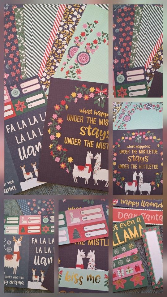 Huge Christmas Card And Scrapbooking Lot