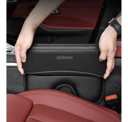 Coverado Universal Car Seat Gap Filler Organizer, Premium Suede