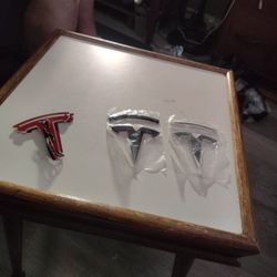 Tesla Emblems.