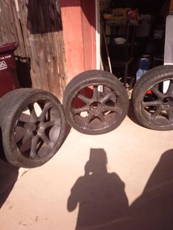 24 in rims black