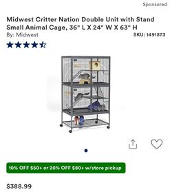 Chinchilla Cage critter nation