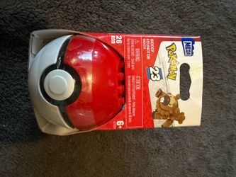 Pokémon mega blocks Mattel 23 Bidoof 26 pieces pokeball toy new
