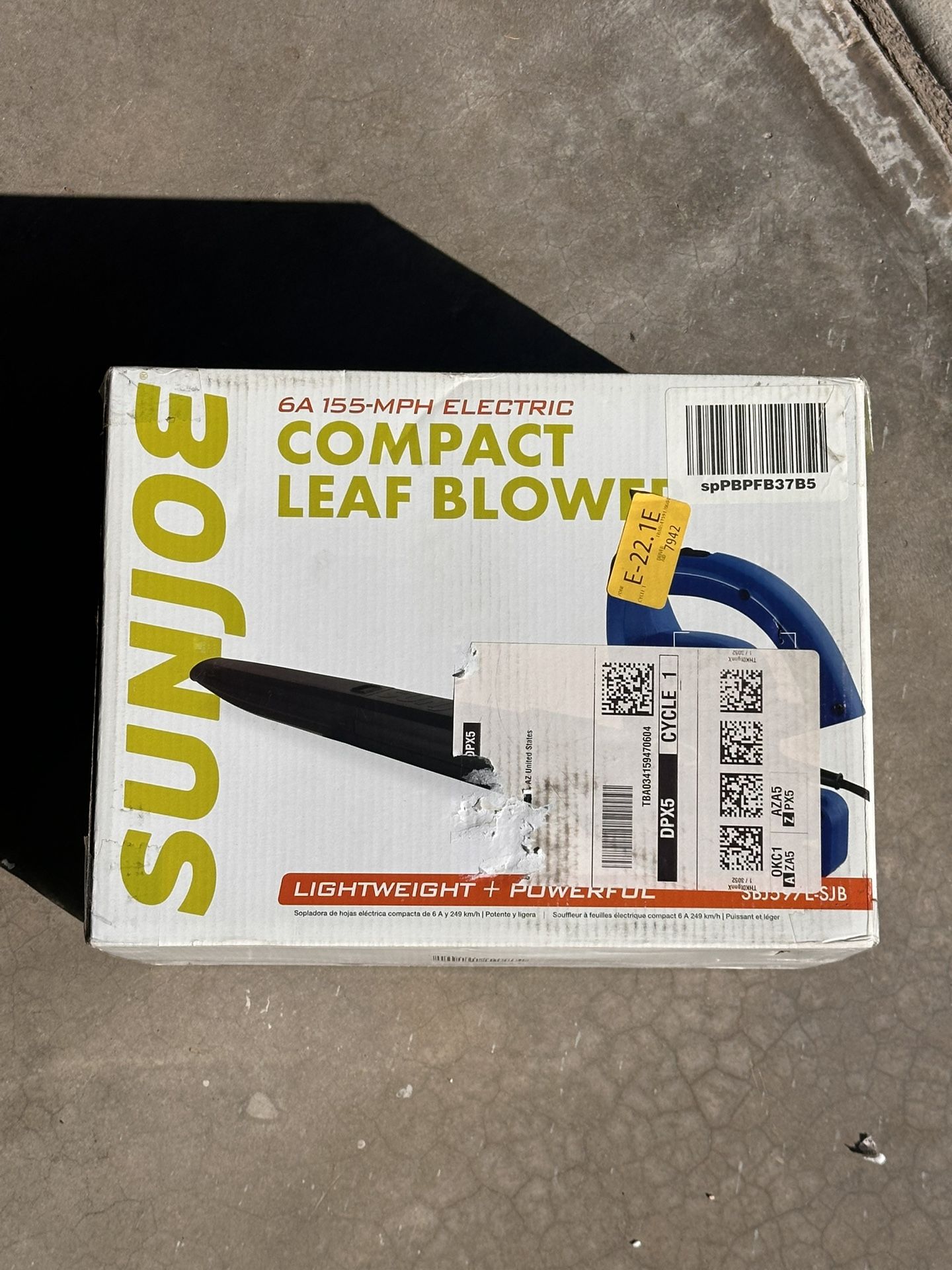 Sunjoe - Leaf Blower - New