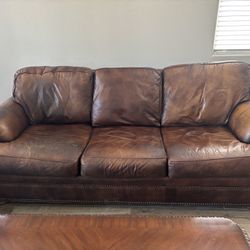 Leather Couch 