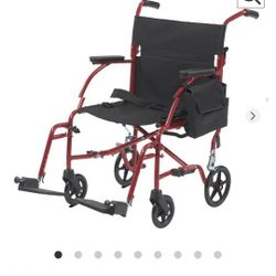 Walgreens 19 Inch Seat Transport Wheelchair