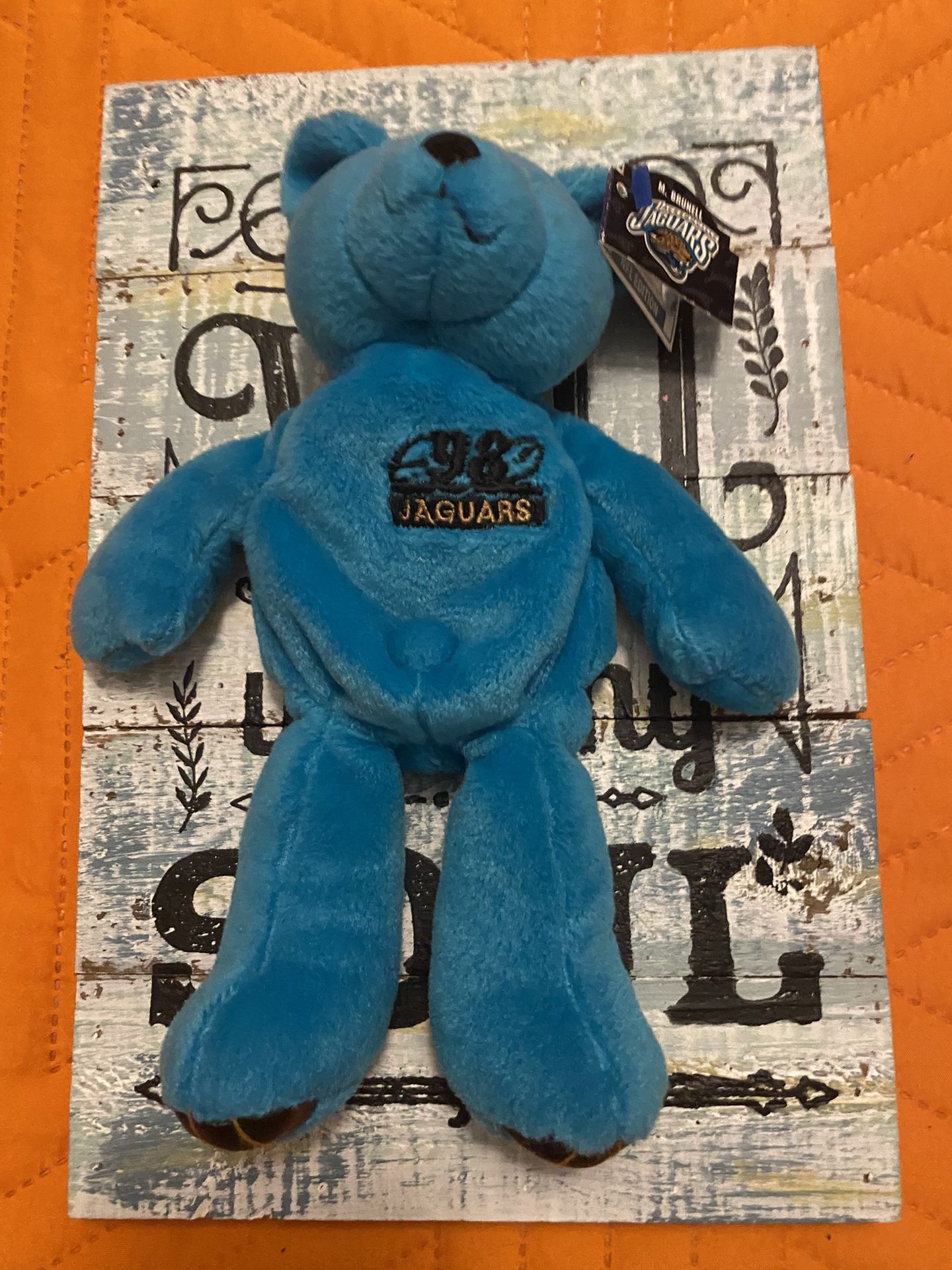 Jacksonville Jaguars #8 Mark Brunell NFL Player Limited Treasures Blue Plush Toy