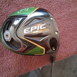 Callaway epic flash driver @ head cover