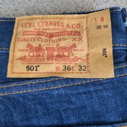 Mens 501 Shrink To Fit Jeans