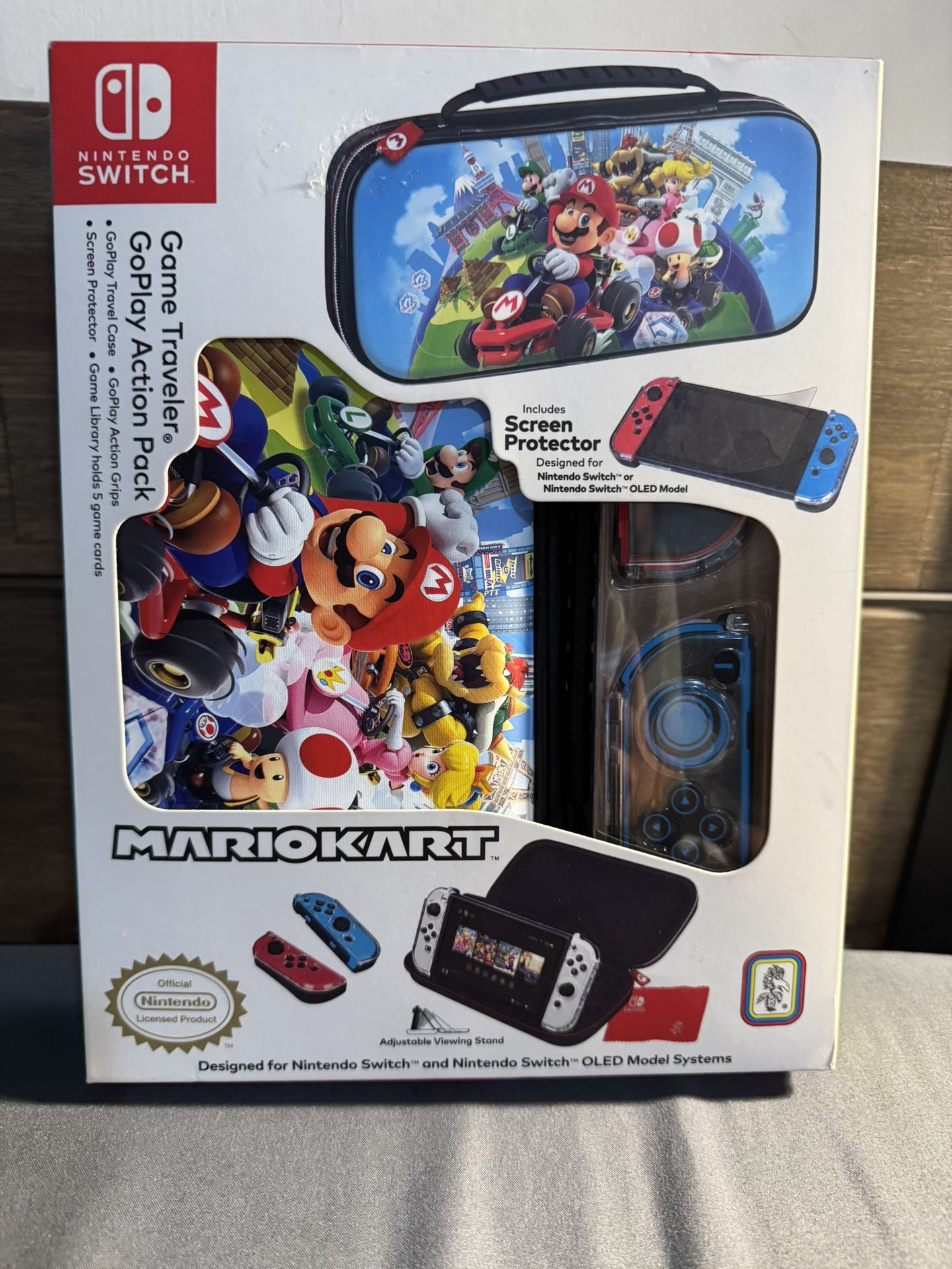BNEW Nintendo Switch Game Traveler GoPlay Action Pack - Mario Kart Edition