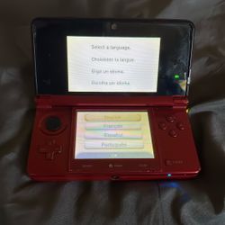 Nintendo 3ds Flame red 