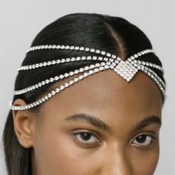 Brand New Multi-Layer Rhinestone Bohemian Head Chain Forehead Band