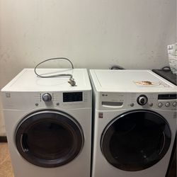 LG washer and electric dryer set