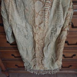 Noma Tan And Cream Scarf New W Tag