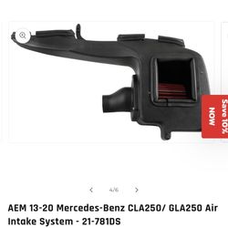 Cold air intake 2014 to 2020 Mercedes-Benz CLA 250