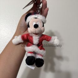 Disney - Santa Mickey Mouse Christmas Key Chain