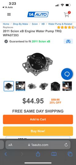 Scion Xb Water Pump $40