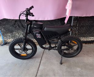 Black Fat Tire Electric Bike NEED GONE ASAP