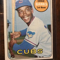 ERNIE BANKS 1969 TOPPS CUB #20 Baseball Card