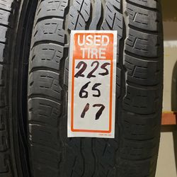 225/65/17 Used Tire 