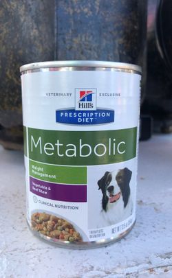 Hill's Prescription Diet Metabolic Weight Management Vegetable & Chicken Stew Canned Dog Food 12/12.5 oz