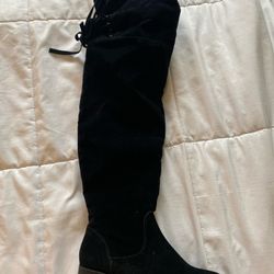 Black Knee High Boots