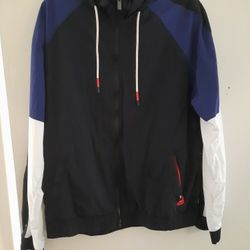 Nike Kyrie Irving Windrunner Jacket Size L Mens Full Zip With Removable Hoodie