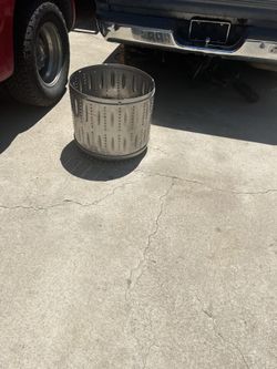 Stainless Washer Tub For Wood Burning  