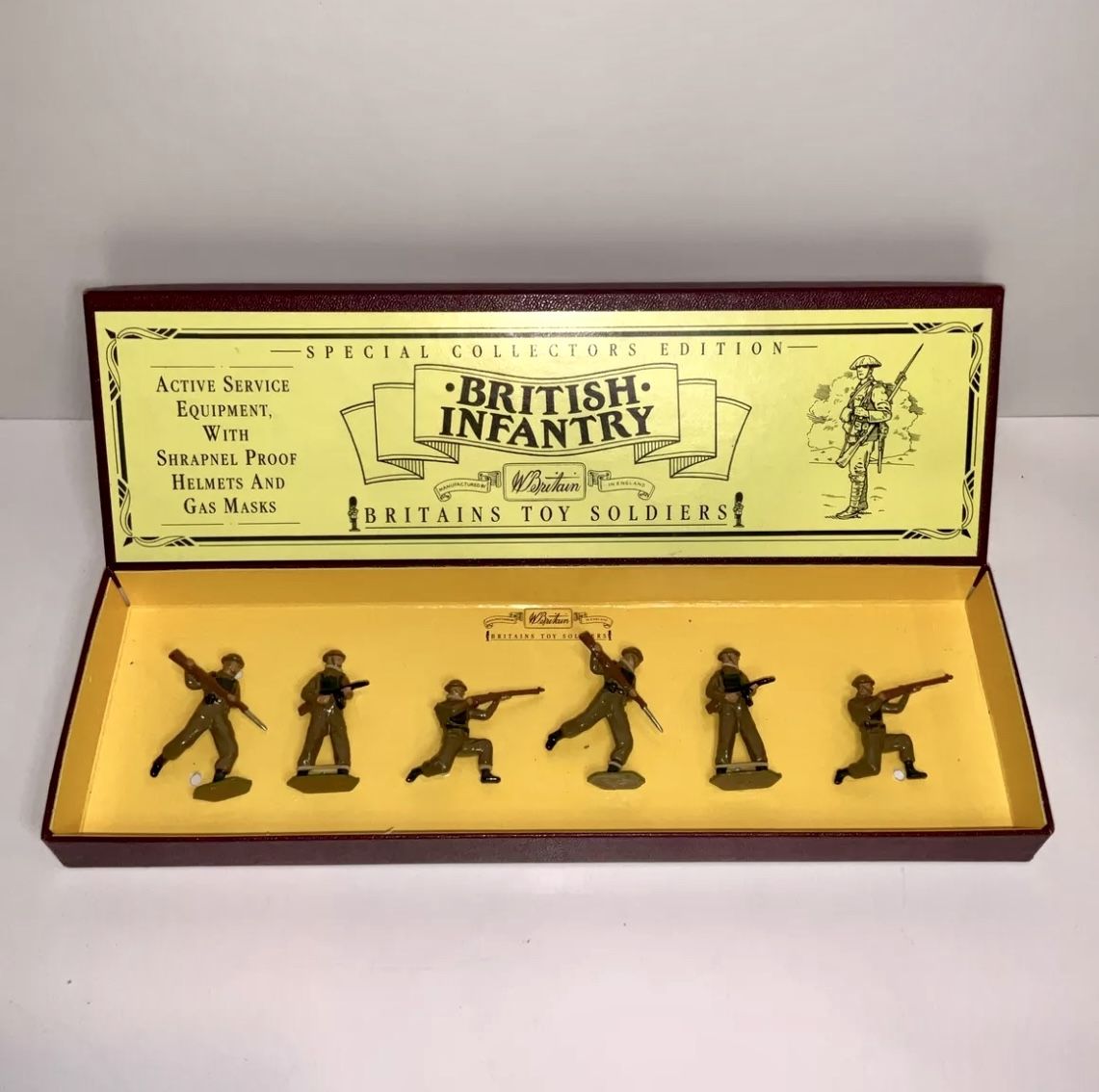 NOS Britain’s Toy Soldiers British Infantry 8(contact info removed) Issue, Made In Britain