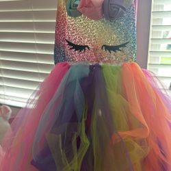Girls Unicorn Tutu Dress