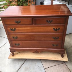 NICE! solid cherry wood dresser with mirror
