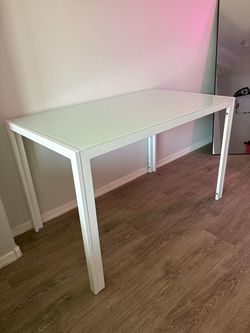 Glass top table
