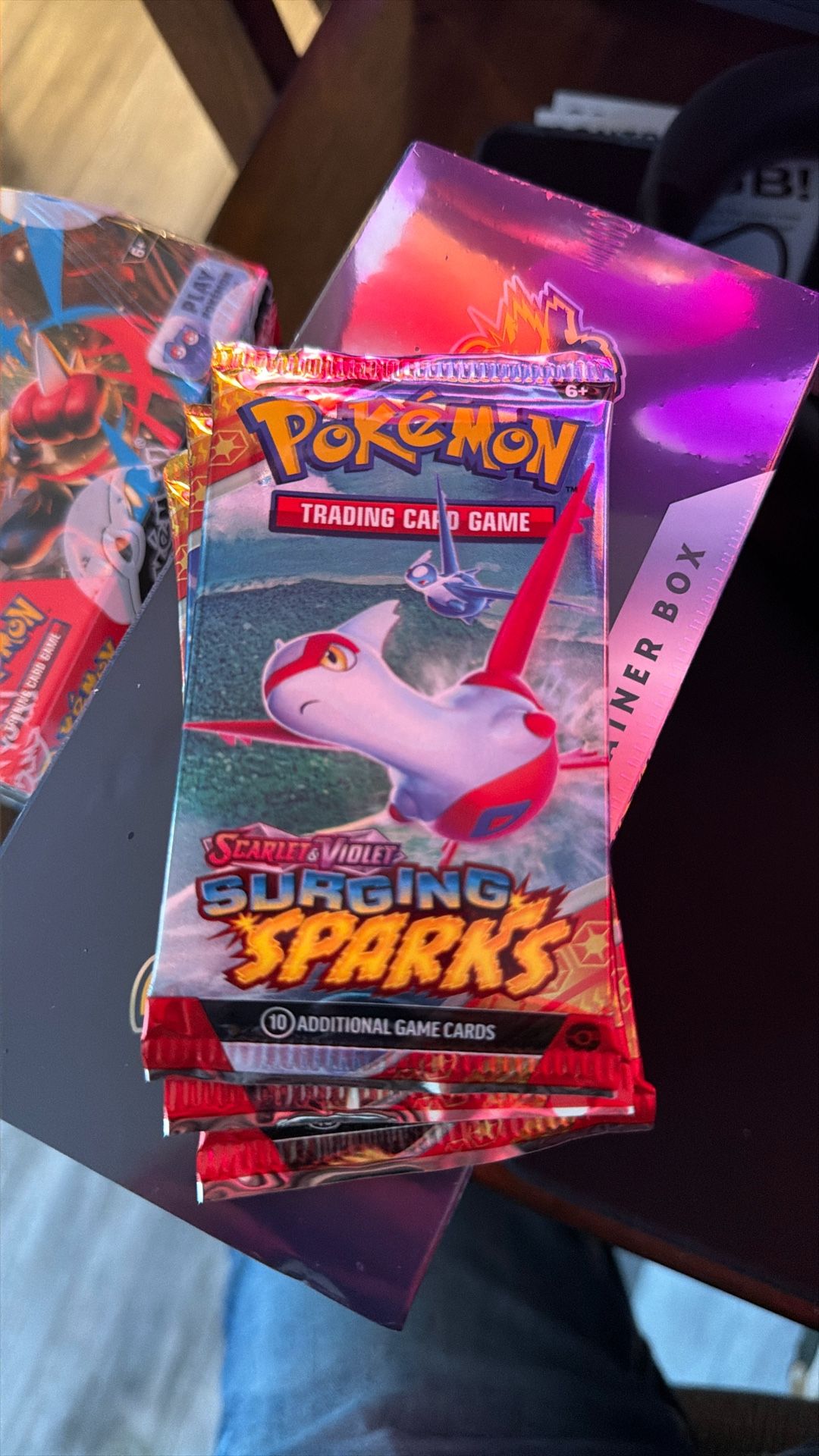 3 Surging Sparks Single Packs