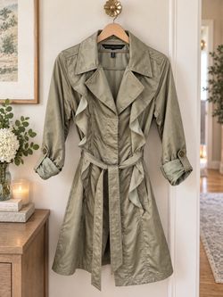 White House Black Market Trench Coat