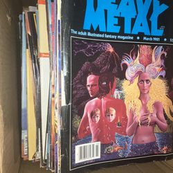 Vintage Lot Of Heavy Metal Magazine National Lampoons Original Collection 