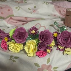 $5 Paper Bouquet 💖💚💛💜💐