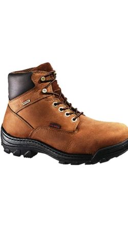 MENS WORK BOOTS WOLVERINE WATERPROOF SLIP OIL RESISTANCE SIZE 8...9..9.5..10 NEW