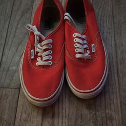 Red Vans (9.5)