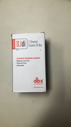 dbx DJdi 2-Channel Passive DI Box