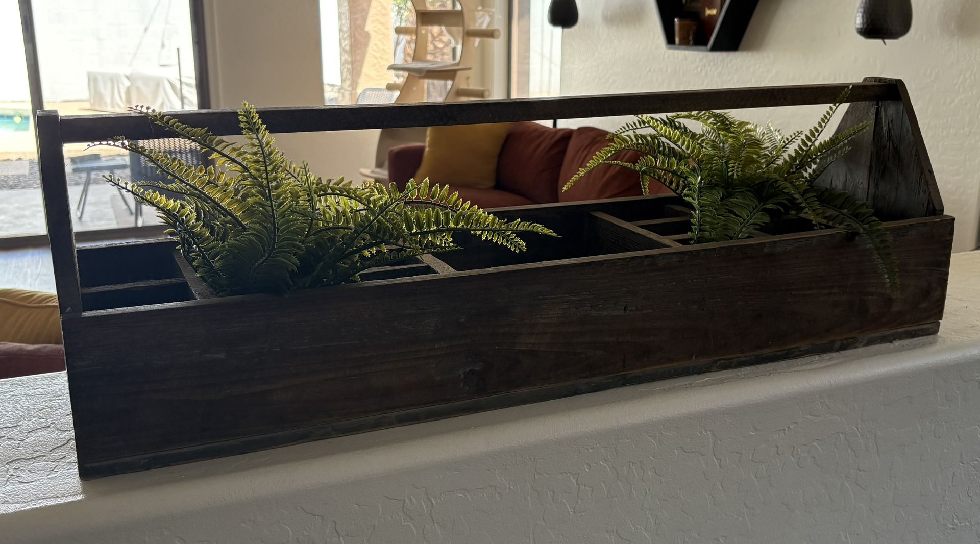 Antique Wood Toolbox