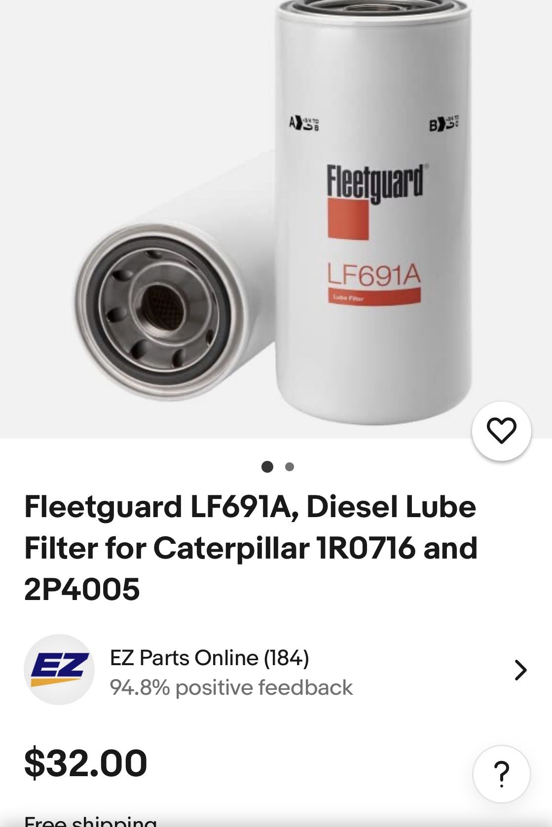 Oil Filter….$8