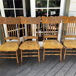 Oak Chairs 