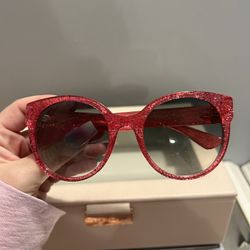 Pink Glitter Gucci Sunglasses