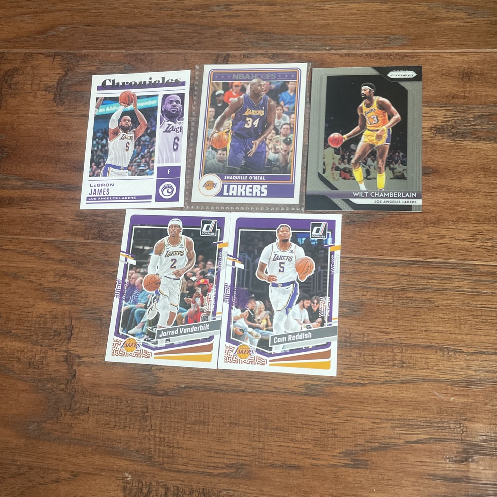 La Lakers Players Basketball Cards 