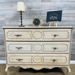 Beautifully Refinished Vintage Solid Wood Dresser