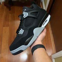 Jordan 4 Black Canvas