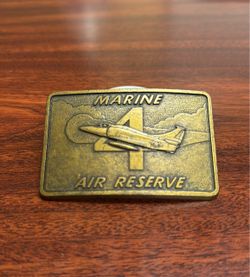 Rare Marine Reserve Belt Buckle