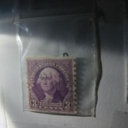 1922 Thru 1929  3 Cent George Washington Old Stamp