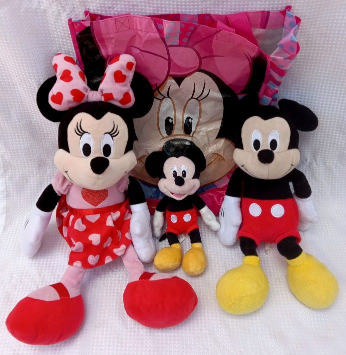 Mickey And Minnie Plush