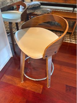 Mid Century Swivel Counter Stools